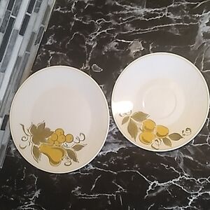 Mikasa Golden Valley 2009 retired dessert plate and saucer